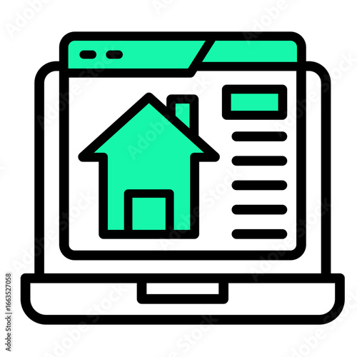 Laptop  Icon Element For Design