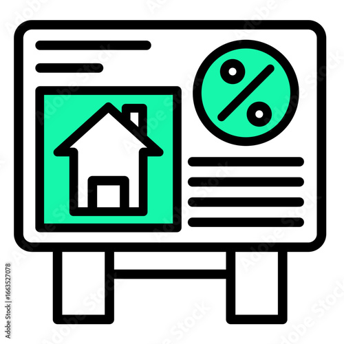 Billboard  Icon Element For Design