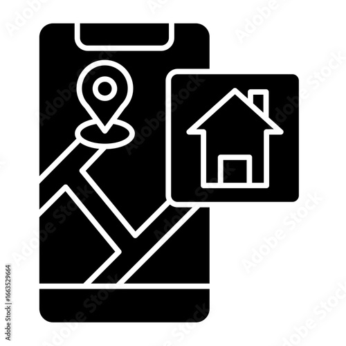 Real Estate  Icon Element For Design
