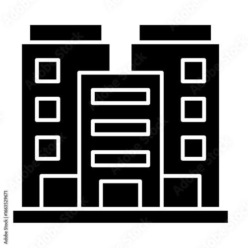 Building  Icon Element For Design
