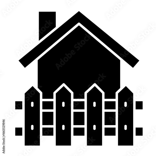 Fence  Icon Element For Design