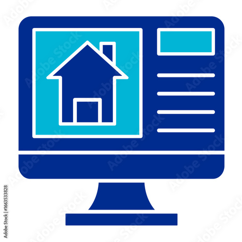 Real Estate  Icon Element For Design