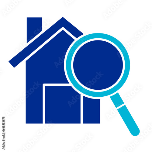 Magnifying  Icon Element For Design