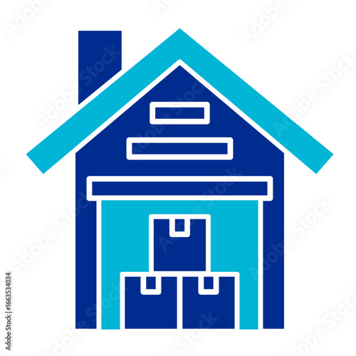 Warehouse  Icon Element For Design