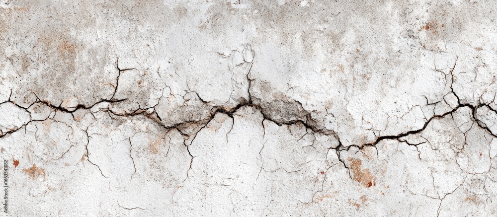 Obraz premium Cracked concrete surface