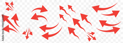 Air flow arrows set. Set of blue arrow showing wind air flow. Vector set of air flow arrows. Blue air flow arrows showing wind circulation and ventilation. Set of blue arrows showing cold air
