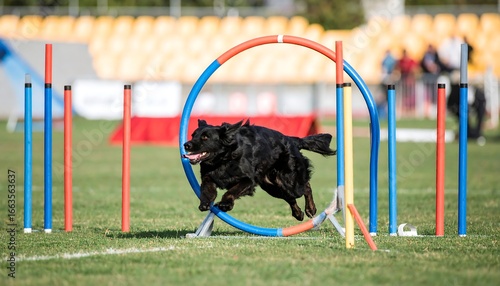 Wallpaper Mural Dog agility course (1) Torontodigital.ca