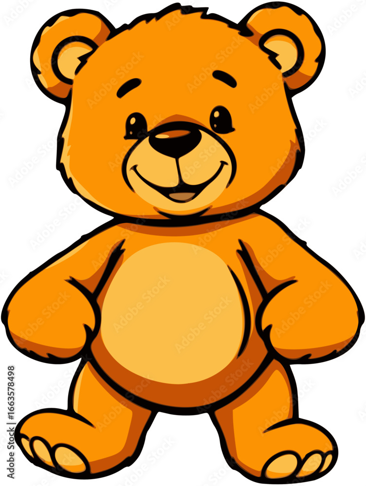 Fototapeta premium teddy bear cartoon