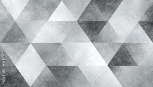 Wallpaper Mural Abstract grayscale triangular pattern Torontodigital.ca