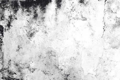 Wallpaper Mural Abstract grayscale texture resembling aged concrete or plaster Torontodigital.ca