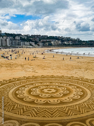 Wallpaper Mural beach in San Sebastian  Torontodigital.ca
