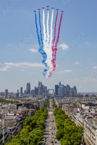 Wallpaper Mural aerial view of Paris La Défense Torontodigital.ca
