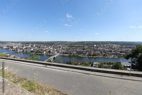 Namur (Belgique), vue générale depuis la Citadelle