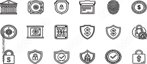 security icons, protection icons, legal icons, shield icons, law icons, legal protection icons, privacy icons, bank icons, insurance icons, security vector icons, legal service icons, legal system ico