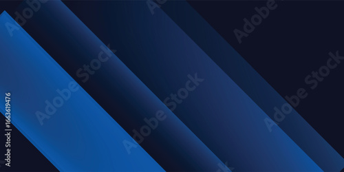Blue background with abstract box rectangle geometric shapes modern element for banner, presentation design and flyer