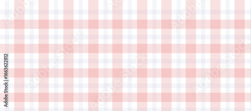 Red  and blue gingham plaid simple print vector background