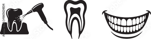 Dental Care Icons: From Laser Dentistry to a Healthy Smile