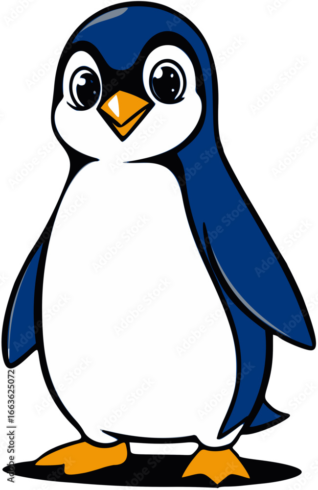 Fototapeta premium penguin on the beach