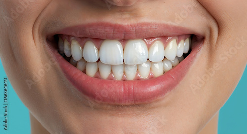 smile close-up, white teeth, perfect teeth, dental photography, human mouth, healthy teeth, bright smile, glossy enamel, oral care, dental hygiene, natural lips, pink lips, parted lips, smiling face d