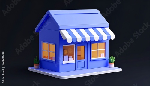 3D model of a small shop (1)