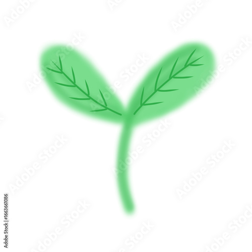 green leaves