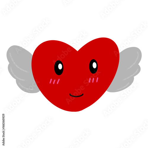 heart with wings