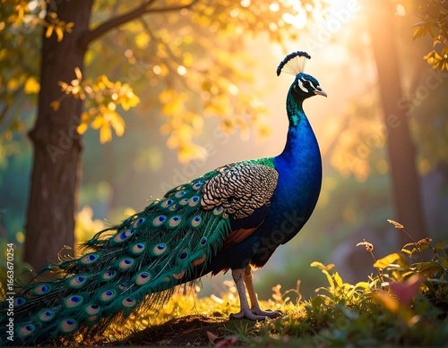 Wallpaper Mural  pavão  Torontodigital.ca