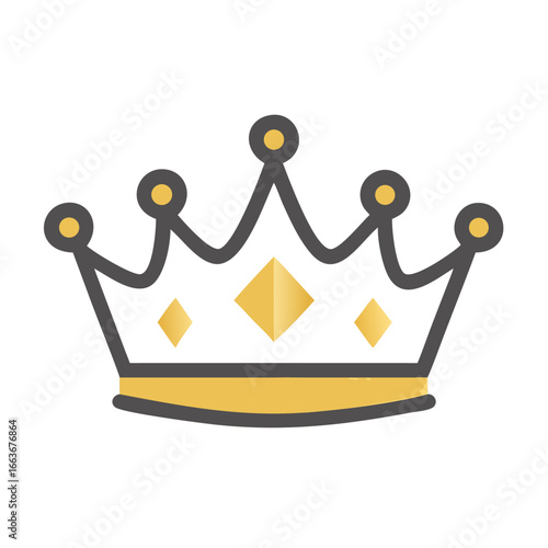 crown, crown icon, crown vector illustration, crown vector icon, crown icon isolated on white.
