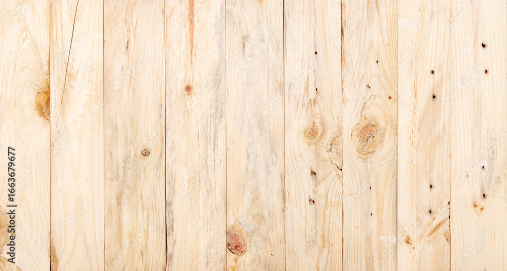 Fototapeta premium Natural wood paneling texture background