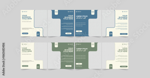 Modern Editable Business Carousel Template for Social Media.