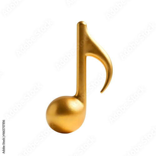 golden musical note