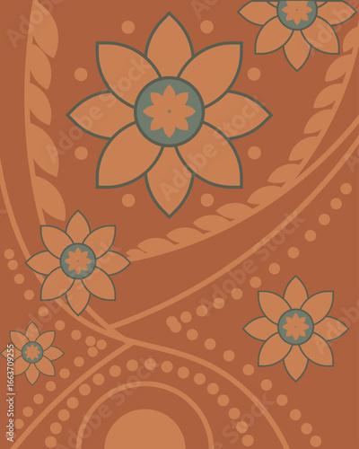 Aztec geometric revival grounded culture in rustic earth