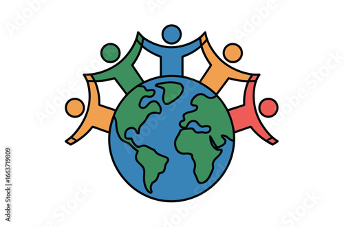 Global Unity: People United Around the Earth