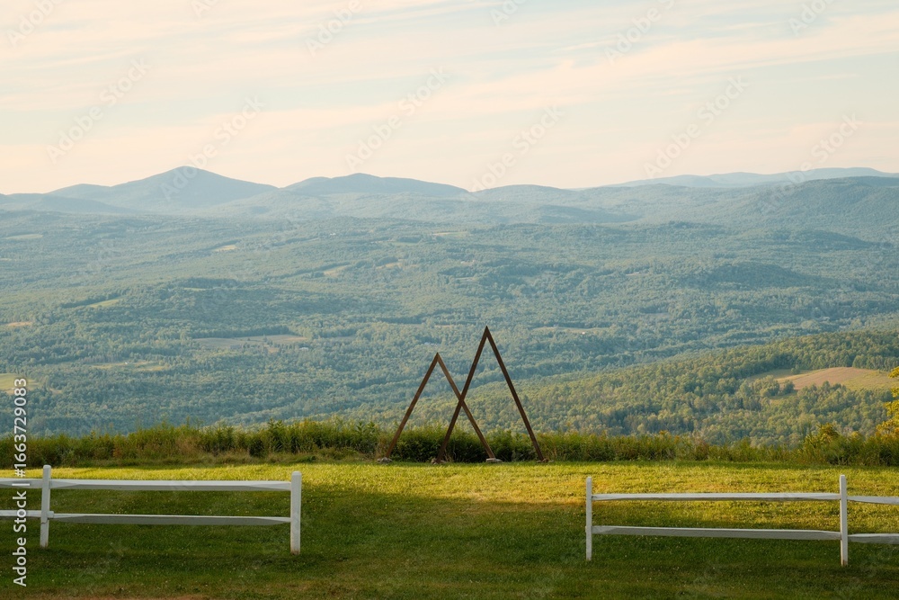 Obraz premium View from Burke Mountain, Burke, Vermont