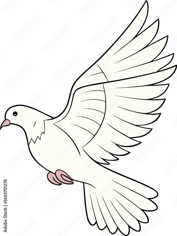 Fototapeta premium white-dove-flying (1).eps