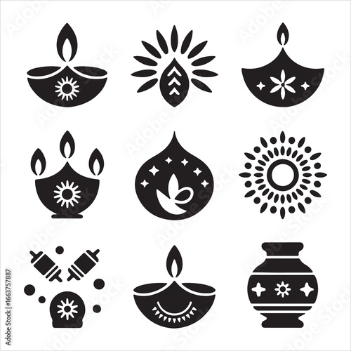 set of vector icons