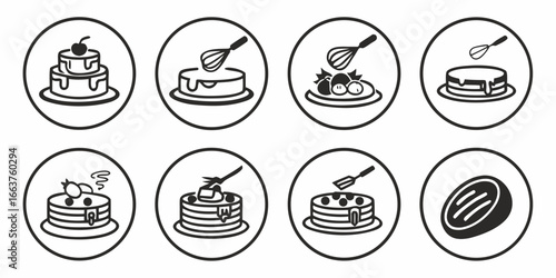 Baking and Dessert Icons Collection