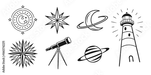 Celestial and Nautical Icons Collection