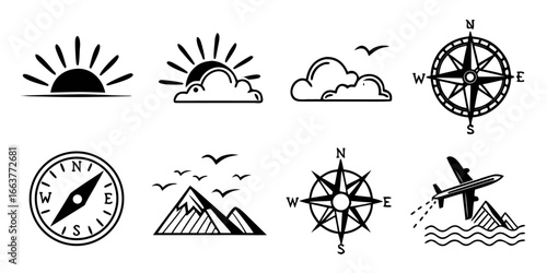 Travel and Adventure Icons Collection