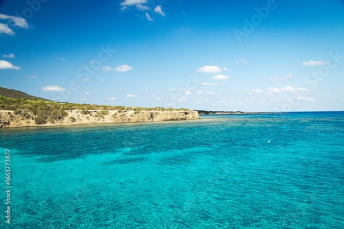 view of the coast of the mediterranean sea