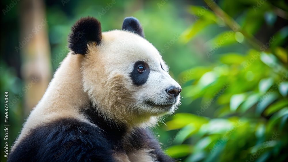Fototapeta premium Portrait of a giant panda