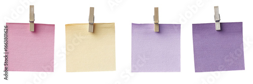 Four Square Notepads with Clips