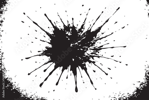 Realistic Paint Splash Background Texture