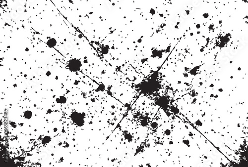 Abstract Ink Splatter Background Texture