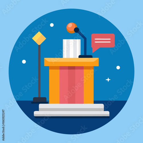 vector illustration of a christmas tree
