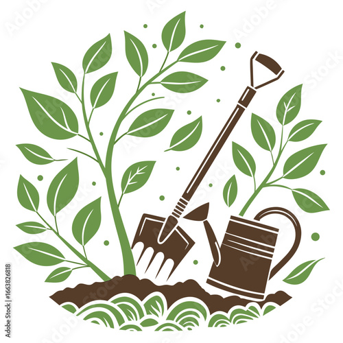 Vector Garden Tools – Gardening Equipment and Outdoor Work
