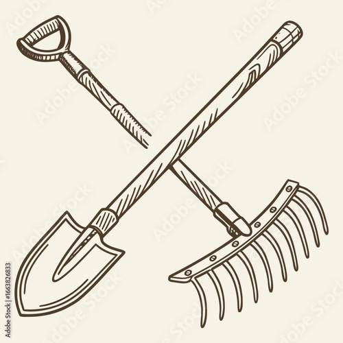 Vector Garden Tools – Gardening Equipment and Outdoor Work