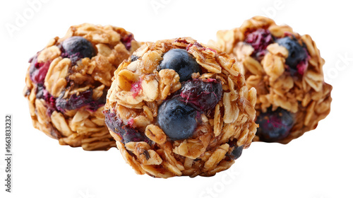 Blueberry Granola Bites Healthy Snack Trio