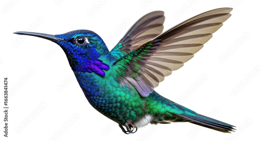 Fototapeta premium Isolated Hummingbird