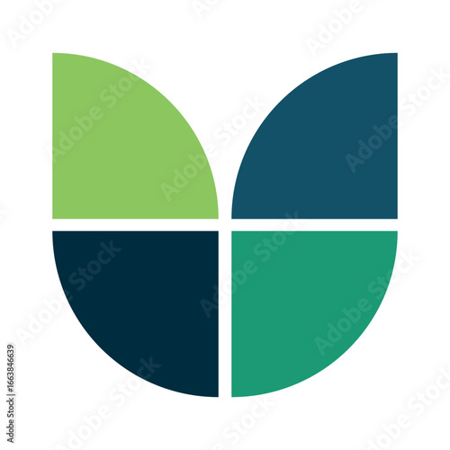 Minimalist Geometric Pattern in Modern Style